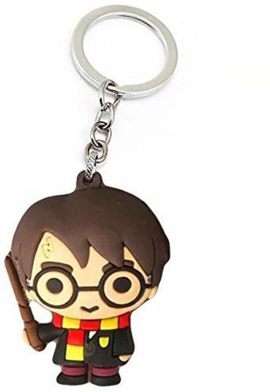 PA08Prise Harry Potter 3D PVC Rubber Action Figure Toy Keychain Key Chain