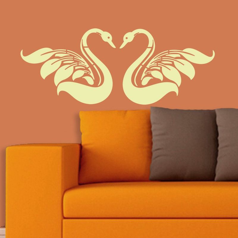 Arhat JUMGLE SAFARI E-290 GLOSSY PVC Stencil  (Pack of 1, DESIGNER MOTIFF)