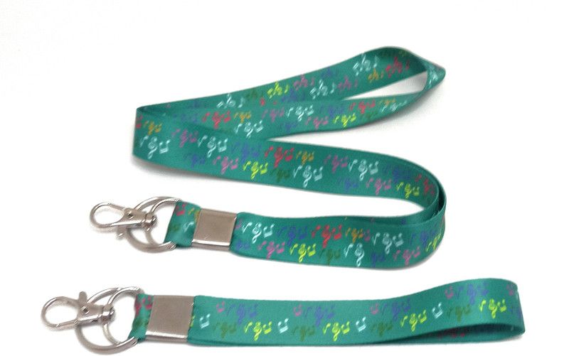 Key Era Music Symbol id Tag Holder Fabric Mini And Long Set Of 2 Lanyard  (Multicolour)