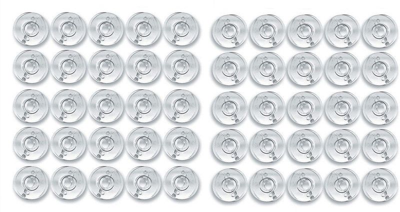 ZENITH 50 bobbins plastic Plastic Bobbins  (Pack of 50, Domestic)