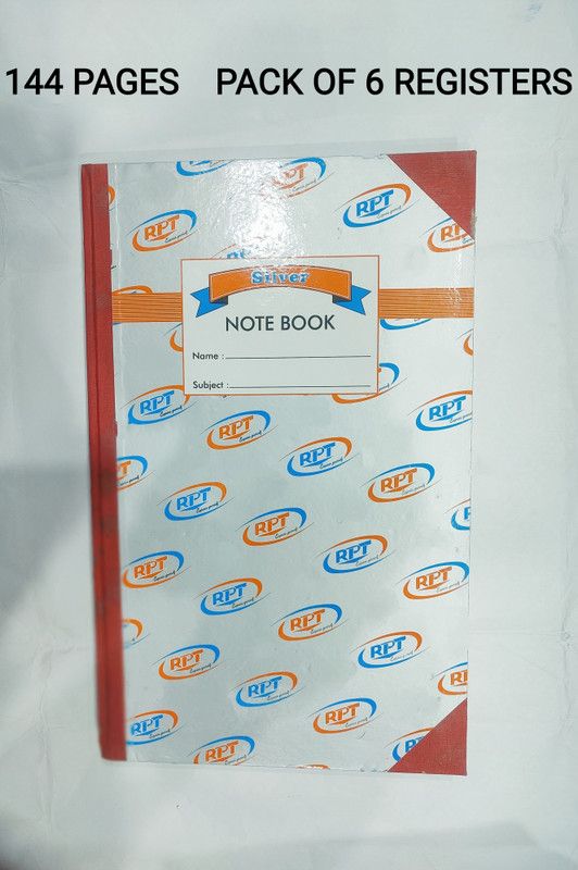 R K SALES R K Register 144 Pages, Pack of 6 Registers 1-Part Long Notebooks  (1 Sets)