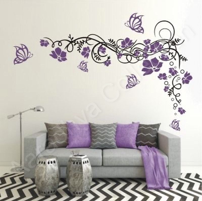 Aaradhya Collection Reusable DIY Designer PVC Wall Stencil Painting for Home Decoration (Flower Pattern, 134 x 96 inches)(Pack of 1, Beautiful Design) DR4 Wall Stencil Stencil  (Pack of 1, Flower Design)