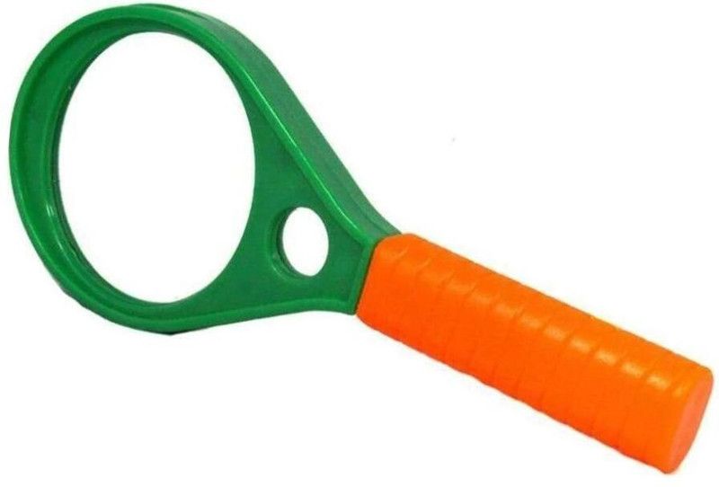By Spy Zoom High Definition Magnifier Handheld 50mm Magnifying Glass Lens for Reading 3X, 6X Magnifying Glass  (Green,Orange)
