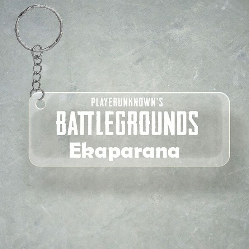 SY Gifts PUBG Design With Ekaparana Name Key Chain