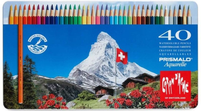 Caran D'Ache Art creation Angular Color Pencils Shaped Color Pencils  (Set of 1, Multicolor)
