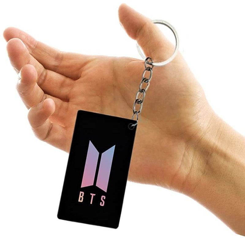 Convay BTS logo printed Keychain for Girls/Boys set 4 Key Chain