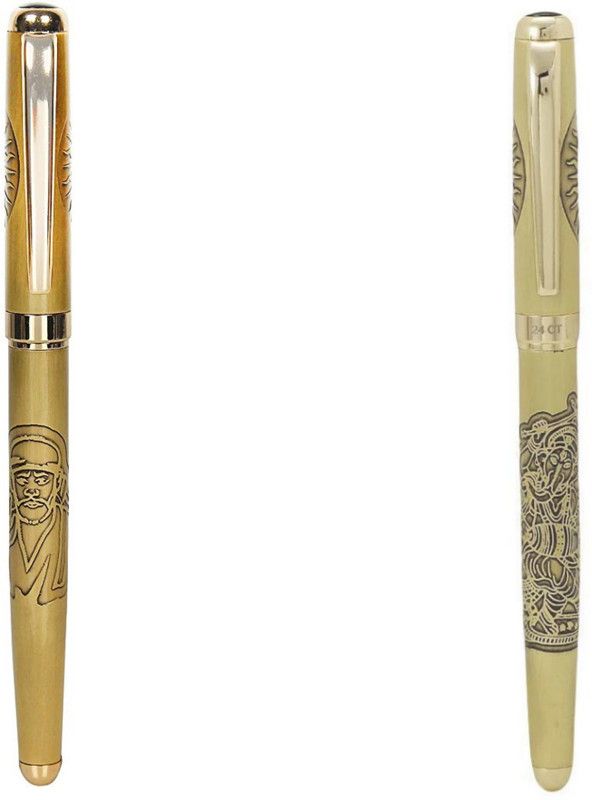 SMART WORLD Rollerball Roller Ball Pen  (Pack of 2, Blue)