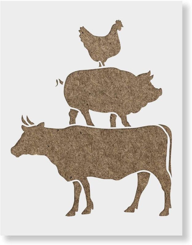 IVANA'S Art & Craft Mylar Stencil for Crafts and Decorations Size - 12