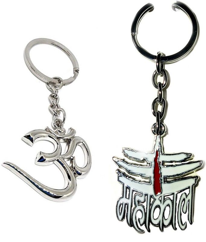 Meeko.com metal omi & mahakal key chain 011 Key Chain