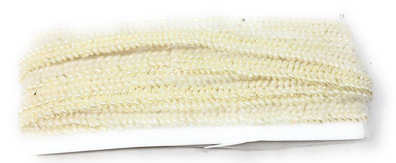 Inhika Women's Heavy Lace Border for Saree Decoration Trim, Embroidered (4 cm - 6 cm wide, 9 meter long, Net Material) Lace Reel  (Pack of 1)