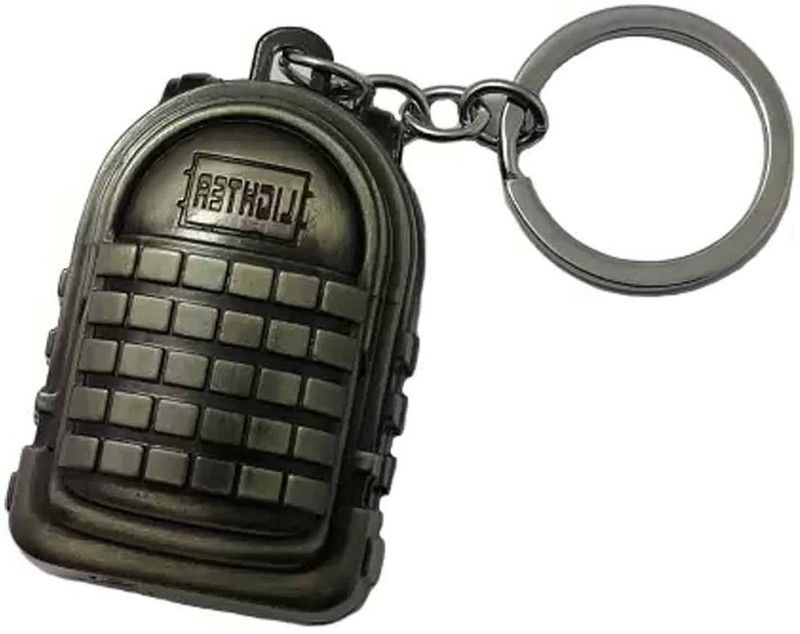 Point Zero Premium Essential Refillable PUBG Level 3 Armor Backpack Bag With Key Ring Design Butane Gas Windproof Flame Pocket Lighter  (GREEN)