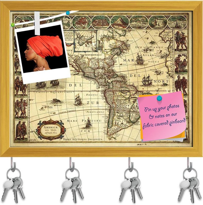 Artzfolio Cork Bulletin Board  (Multicolor 13 x 10 inch (33 x 25 cms))