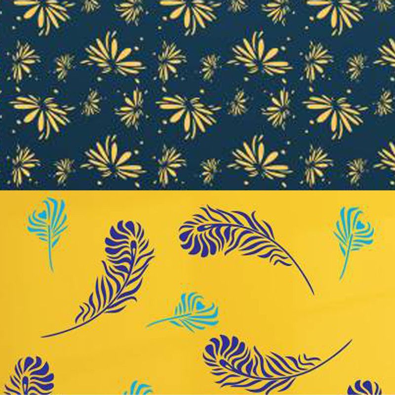 HndB 40026-677 Quilting Stencil  (Pack of 2)
