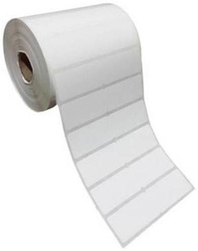 youtech Barcode Label 2000 pcs 100x25mm 1.Roll Paper Label  (White)