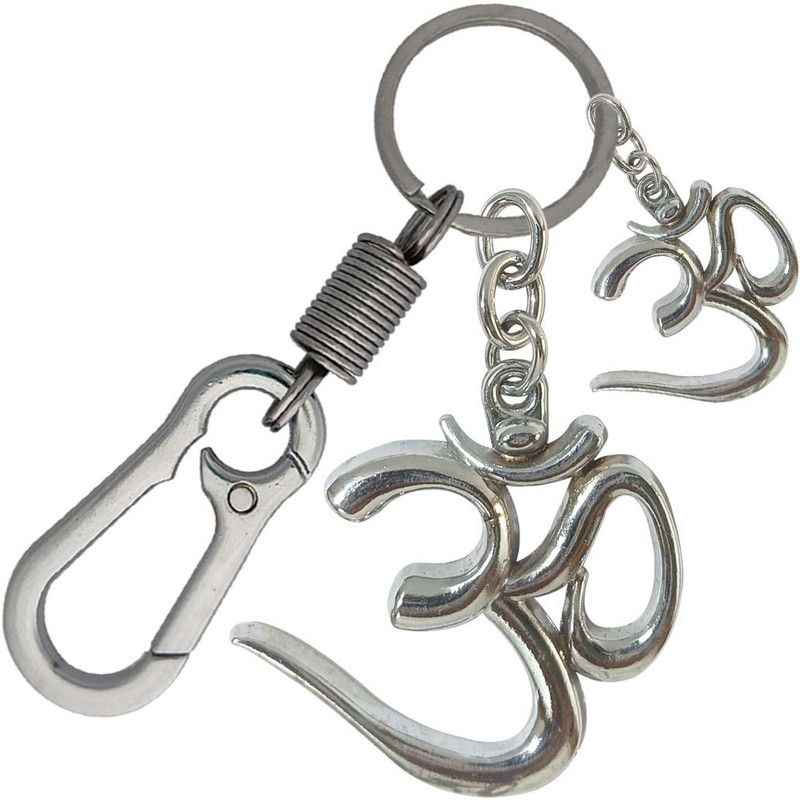SHOKY LOOKS High Quality Symbol OM Yoga Meditation fashionable Hook With OM Key Chain