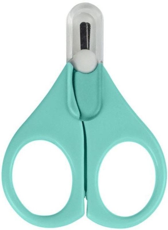 NIRVA Newborn Kids Baby Baby Nails Scissors Lovely Mini Clipper Trimmer Baby Nail Care (BLUE) Scissors  (Set of 1, Blue)