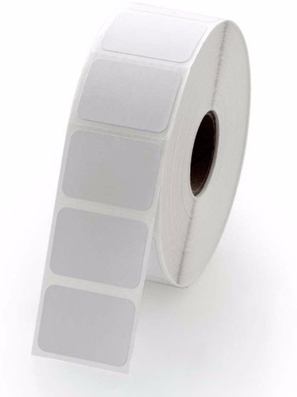 youlogic 38MMX25MM Barcode Label 1''up Self-adhesive Paper Label (White) 1ROLL 2000 LABELS Pack of 1 Roll cromo Paper Label  (White)
