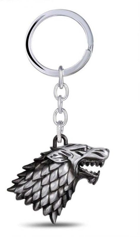 ShopTop Game of Thrones House Winter is coming Stark Head 3D Key Chain