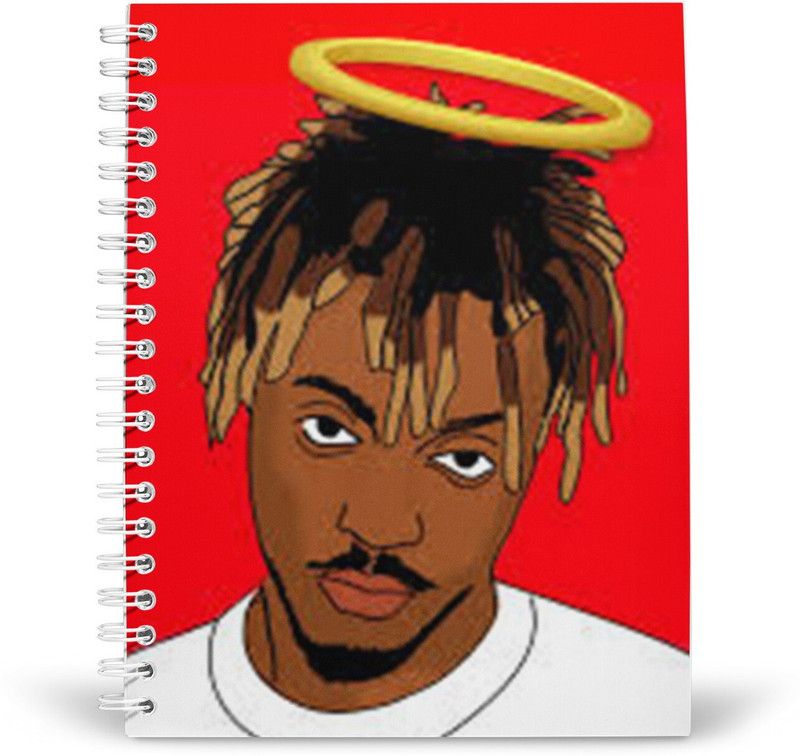 HeartInk JUICE WRLD A5 Notebook Ruled 100 Pages  (Red)