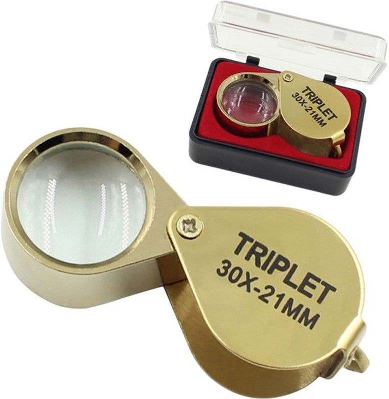 TARGET PLUS 21MM GOLD 30X Magnifying Glass  (Gold)