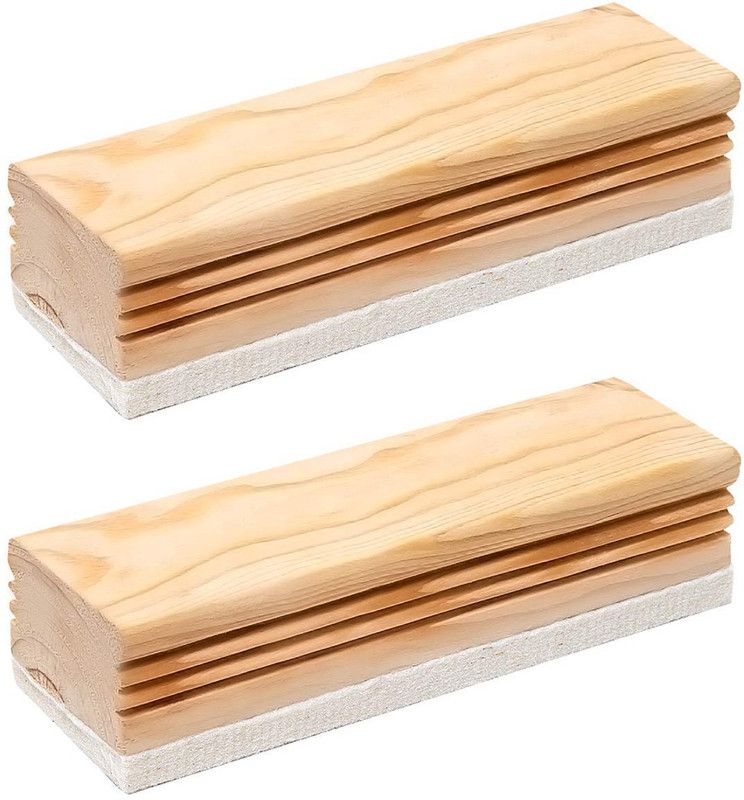 YAJNAS Non Magnetic Wooden Dusters  (Set of: 2, Multicolor)