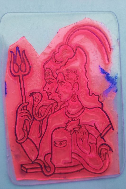 SUMAN MEHANDI TOOL LORD SHIVA SELF DESIGN  (10, NA)