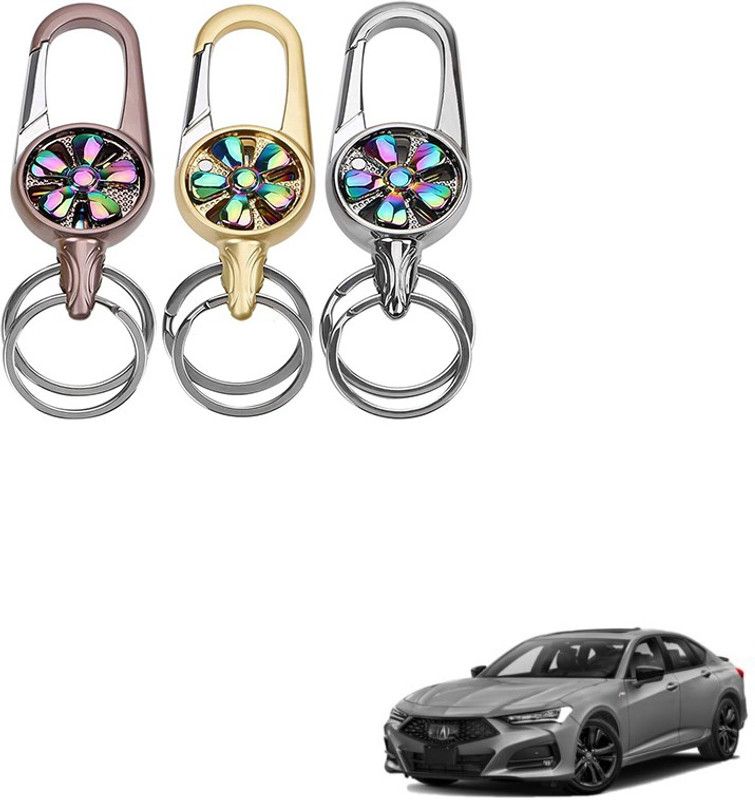 SEMAPHORE Metal Spinner Rotating Design Key Ring For Mercedes Benz GLE-Class Key Chain