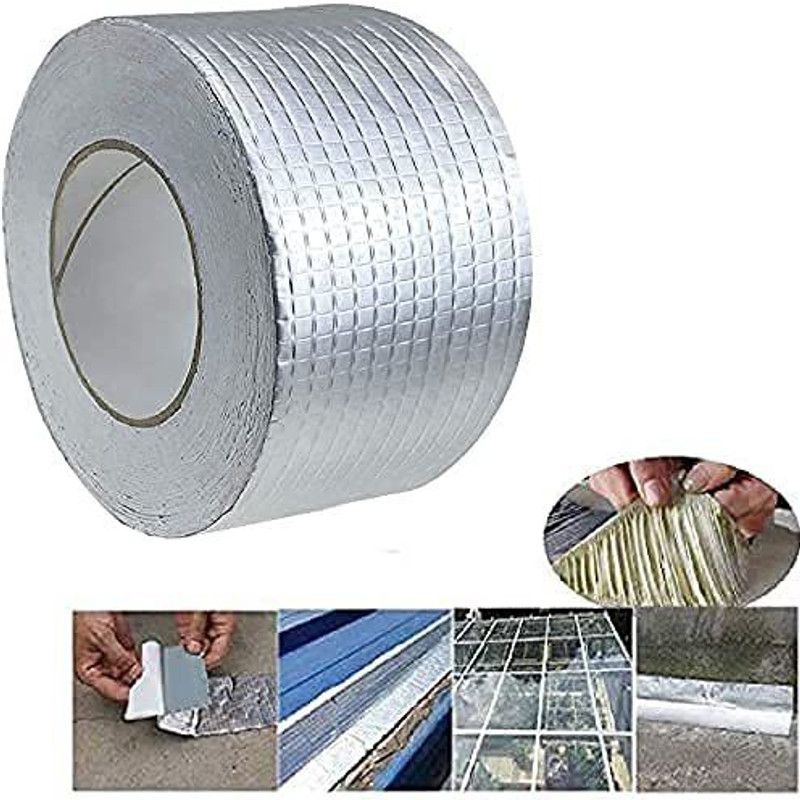 lOMESH Single Sided Aluminium Foil Tape Medium Manual (Manual)  (Silver)
