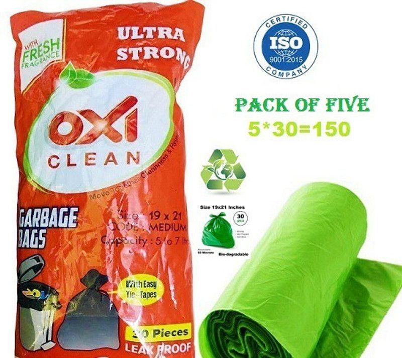 OXI green0519*21biobags Medium 13 L Garbage Bag  (150Bag )