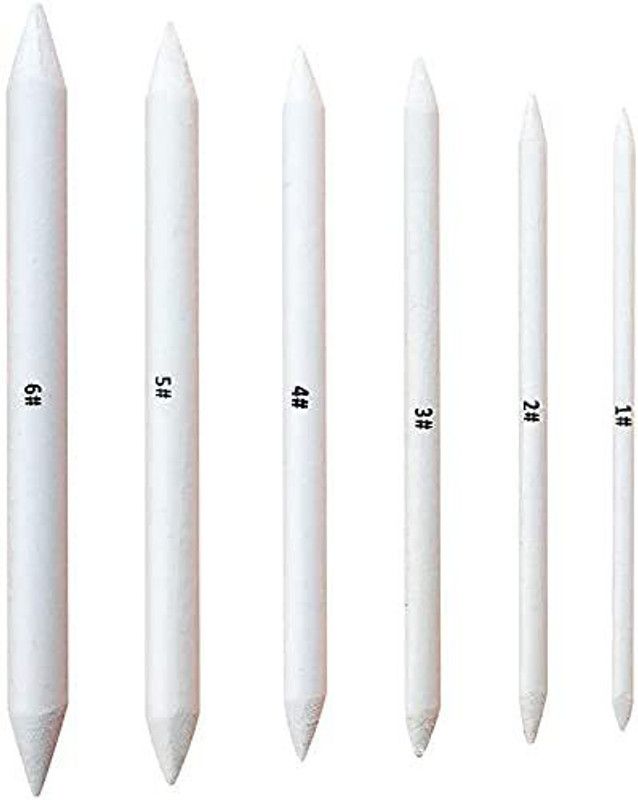 RADHE ENTERPRISE Blending Stumps Paper Art Blenders 6 Pcs for Artist Charcoal Drawing Tools