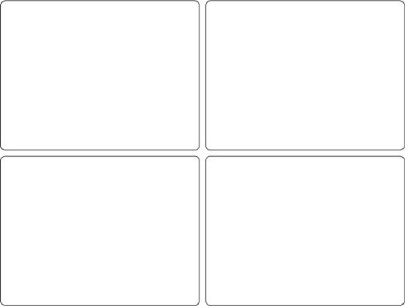 NPLABEL Blank Stickers for General Use - 100 X 75 mm, 250 Stickers Per Packet, Self Adhesive Paper Label  (White)