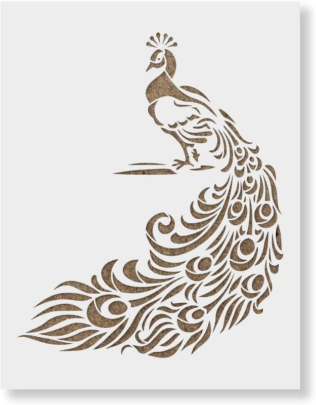IVANA'S Art & Craft Mylar Stencil for Crafts and Decorations Size - 12