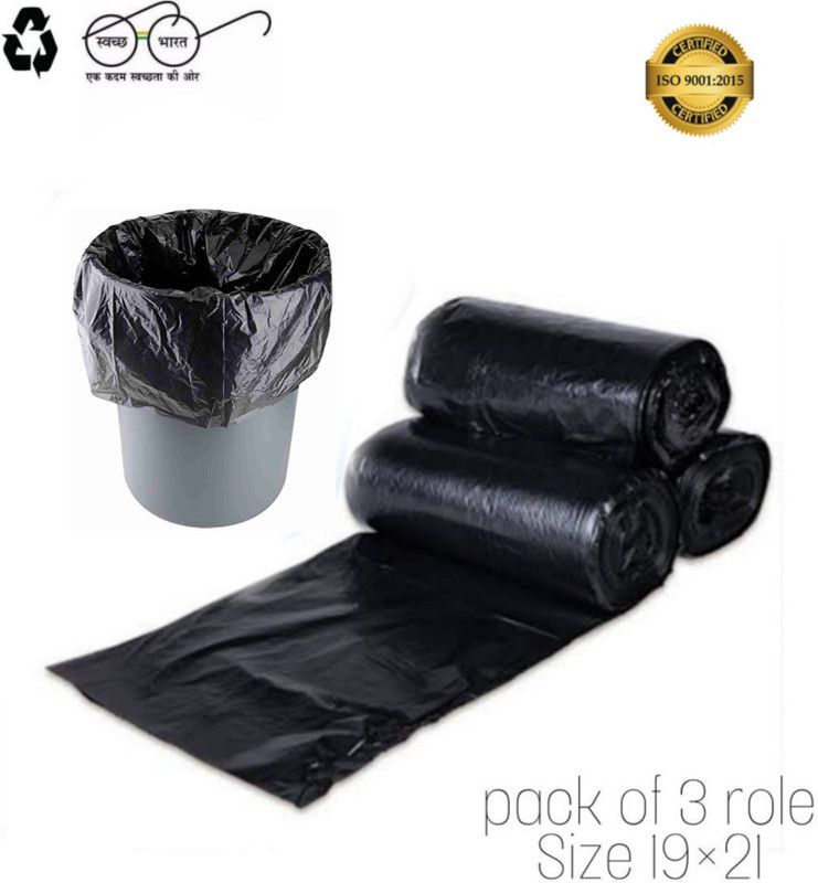 MJ Exim bgsm-03 bags sfor dustbin Medium 14 L Garbage Bag  (90Bag )