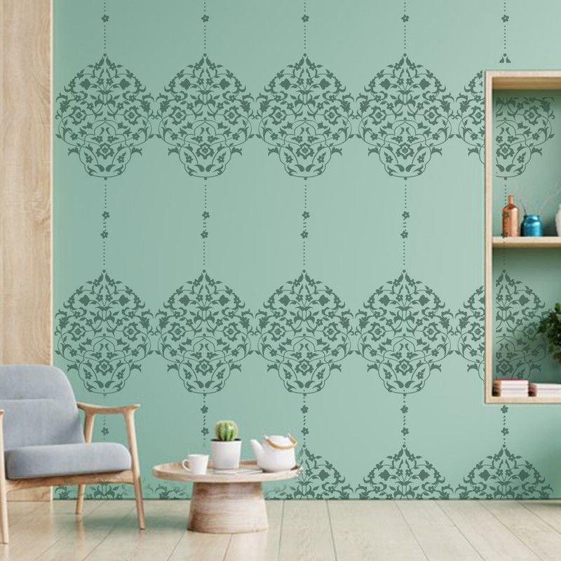 Kayra Decor KDS36113 Wall Stencil Stencil  (Pack of 1, Painting Home Decor)