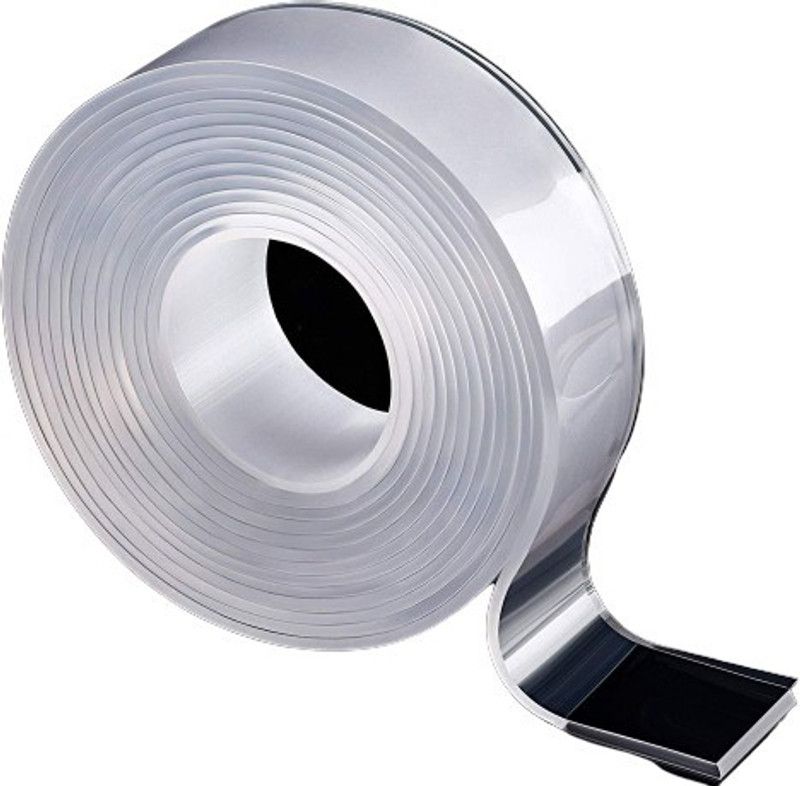 Bellveen Double Sided Handheld Cello Tapes (Automatic)  (Set of 1, Transparent)