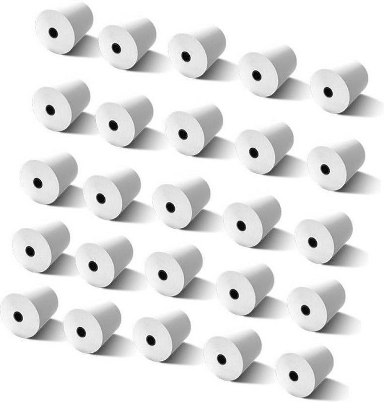MME 80mmx50mtr.(3inch) electronic cash register/Billing machine thermal paper roll set of 25 Thermal Cash Register Paper  (8 cm x 12 cm)