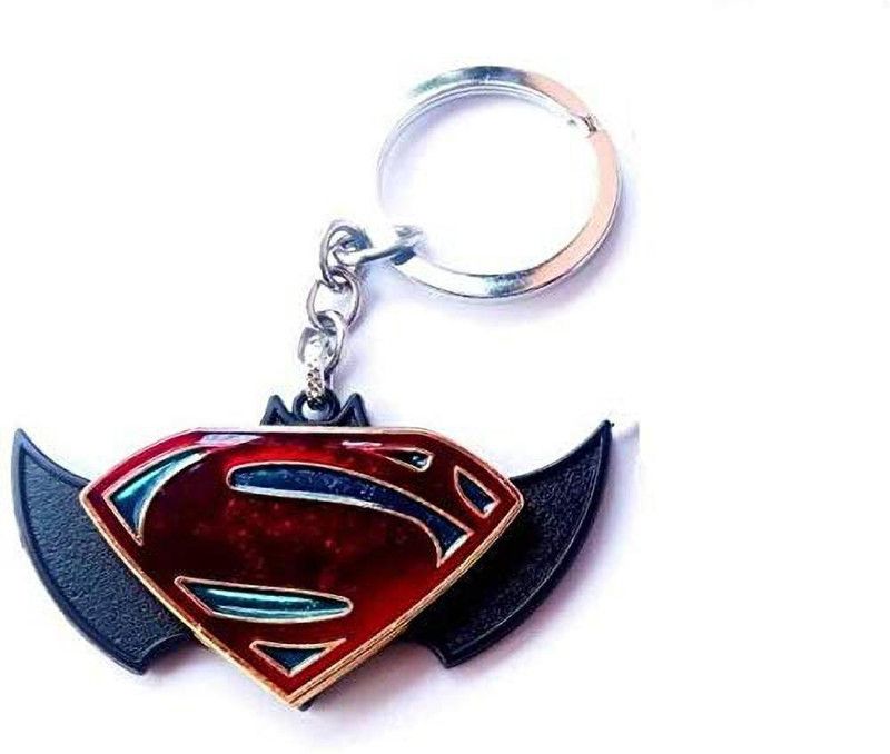 TinyTales Batman Vs Superman Logo DC Comics Rotating Keychain Key Chain Key Chain