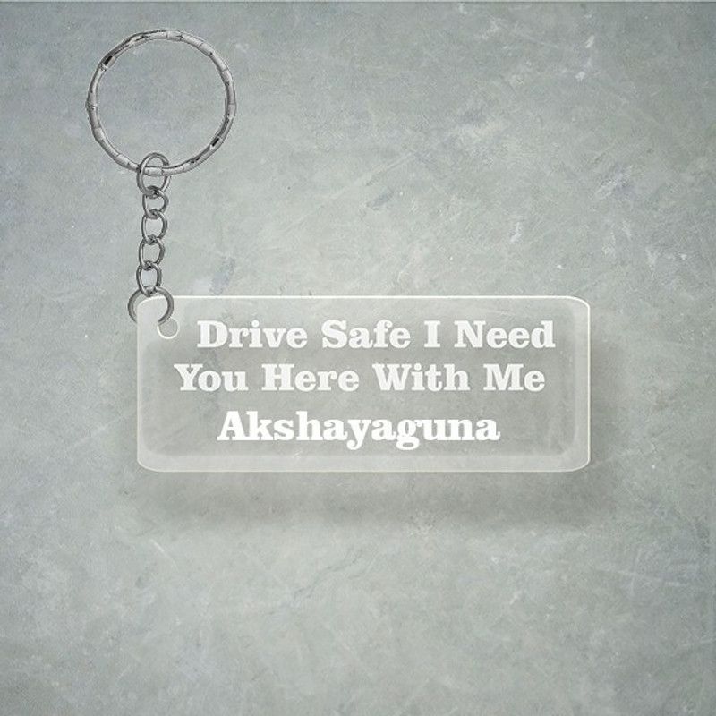 SY Gifts Drive SafeDesign With Akshayaguna Name Key Chain