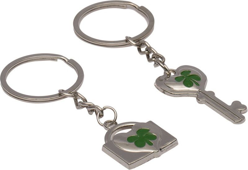 GELILIA Lock & Key For Lovers Key Chain