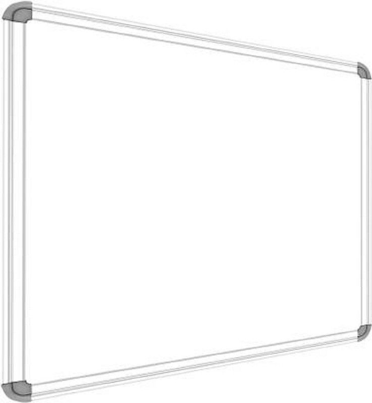 JS MART Reversible Wooden non magnetic whiteboard Chalkboard 2x1.5 feet Whiteboards and Duster Combos  (White, Green)