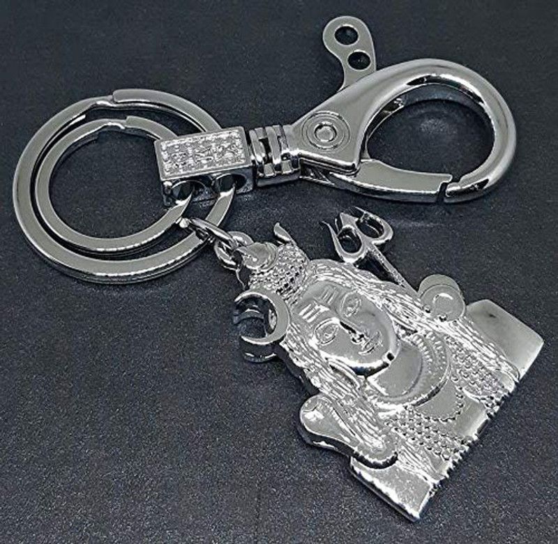 Meeko.com God Lord Shiva (Bholenath) Decorative Metal Key Chain Key Chain