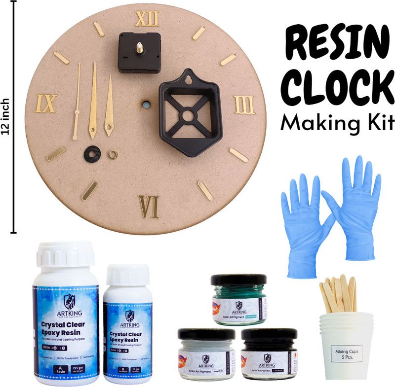 THE ARTKING 12" Resin Clock Making Kit / Resin Art Clock Making Set