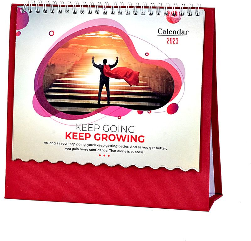 Gathbandhan KEEP GOING 2023 Table Calendar  (Multicolor, KEEP GOING KEEP GROWING)