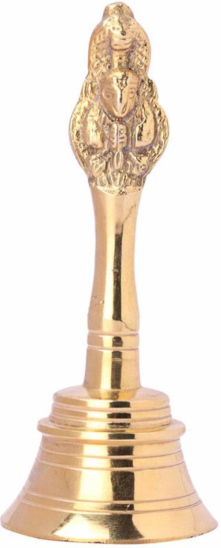 MY EDUCARE SIDDHVED PUJA BELL Brass Pooja Bell  (Yellow, Pack of 1)
