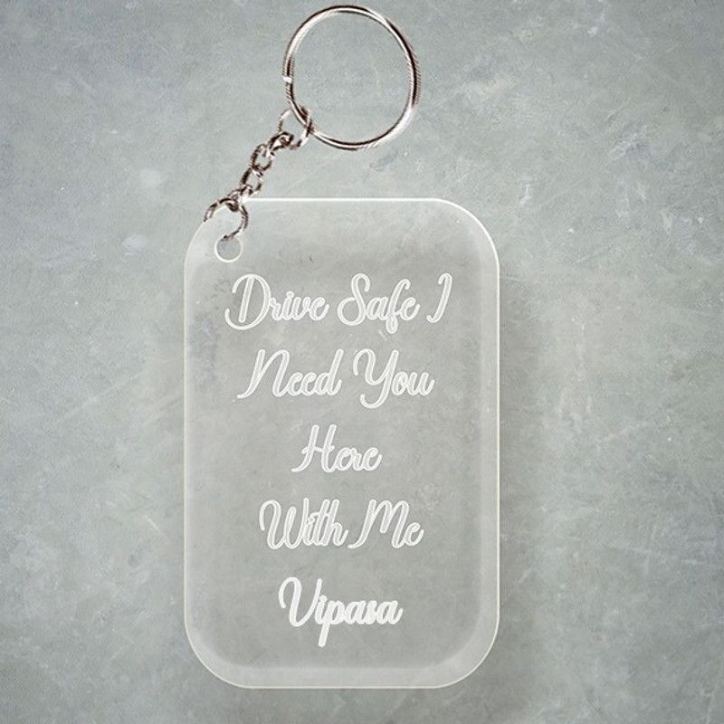SY Gifts D2 Drive Safe Keychain With Vipasa Name Key Chain