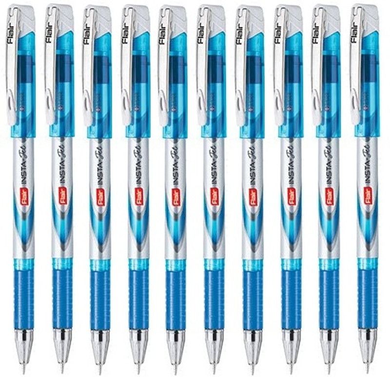 FLAIR Insta Jet Ball Pen  (Pack of 50, Blue)