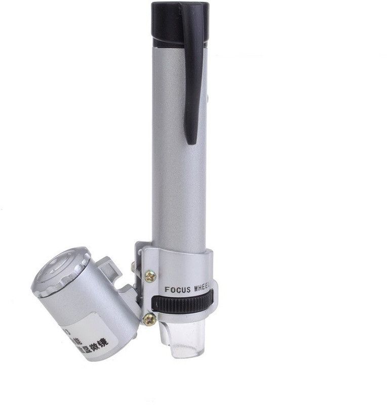 Pia International Pen Shaped Microscope 100X Magnifying Glass  (Silver)