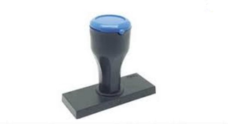 Paawan PAAWAN654878 Selfing rubber stemp  (Large, Blue, Black)