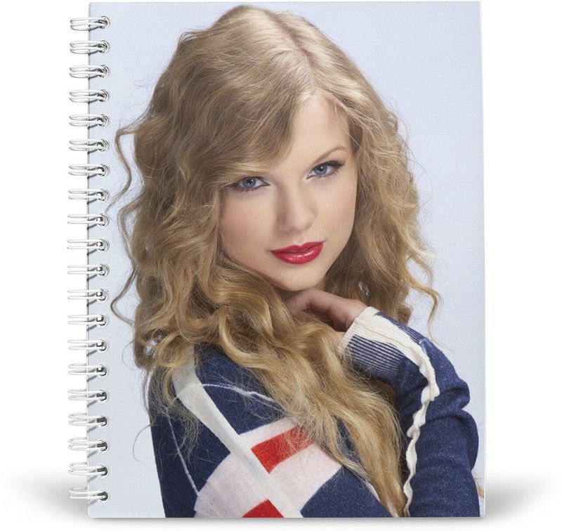 HeartInk Taylor Swift A5 Notebook Ruled 100 Pages  (Multicolor)