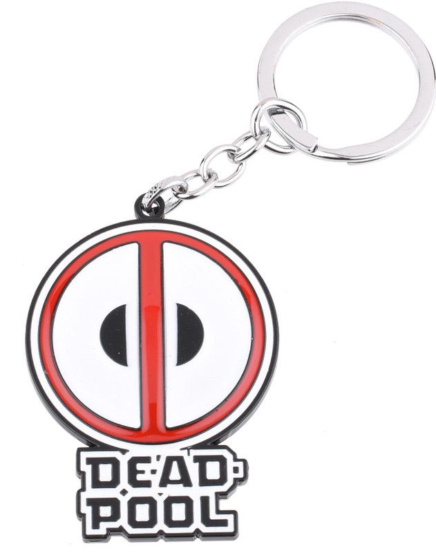 AVI Singlesided Metal White colour Deadpool Key Chain